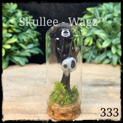 Skullee-Wagz™ #333 ~ Skull Face Glows In Dark