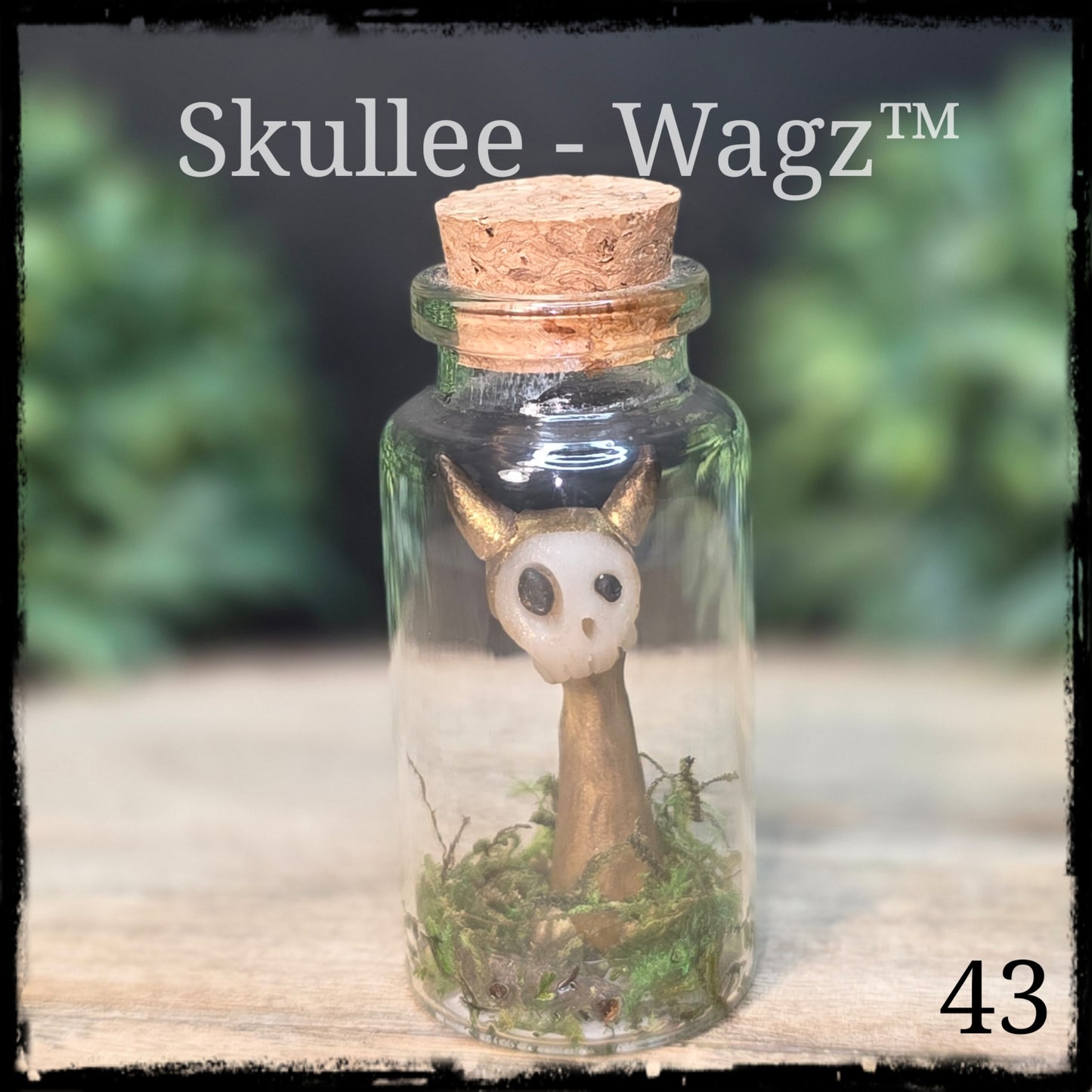 Skullee-Wagz™ #43 ~ Skull Face Glows In Dark
