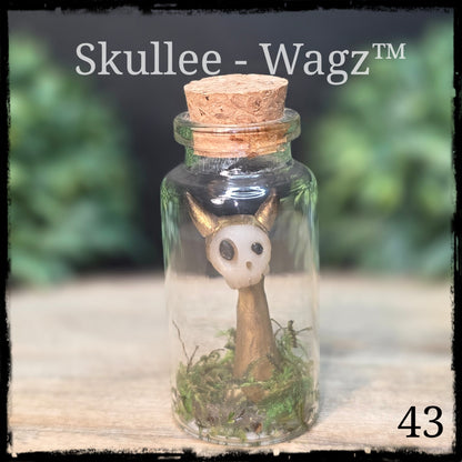 Skullee-Wagz™ #43 ~ Skull Face Glows In Dark