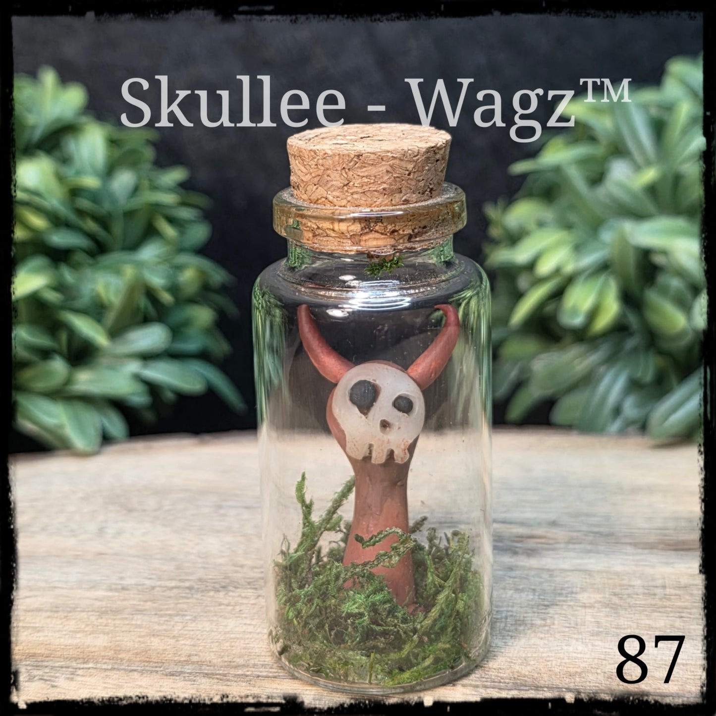 Skullee-Wagz™ #87 ~ Skull Face Glows In Dark