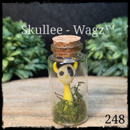 Skullee-Wagz™ #248 ~ Skull Face Glows In Dark