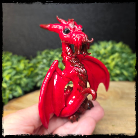 Crius - Original Hand Sculpted Polymer Clay Cthulhu Dragon