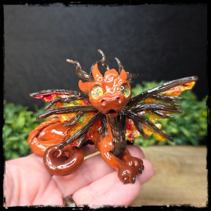 Norri - Original Hand Sculpted Polymer Clay Dragon