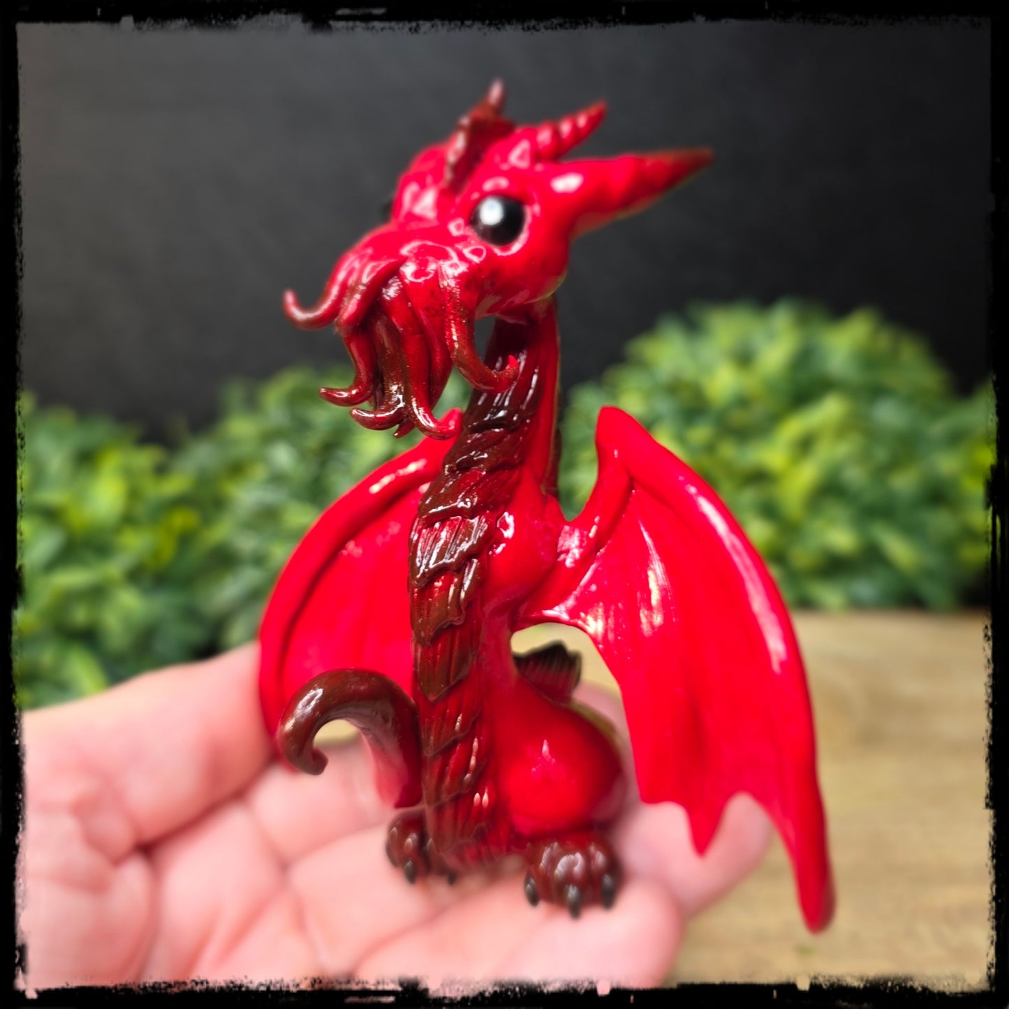 Crius - Original Hand Sculpted Polymer Clay Cthulhu Dragon
