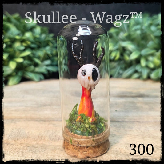 Skullee-Wagz™ #300 ~ Skull Face Glows In Dark