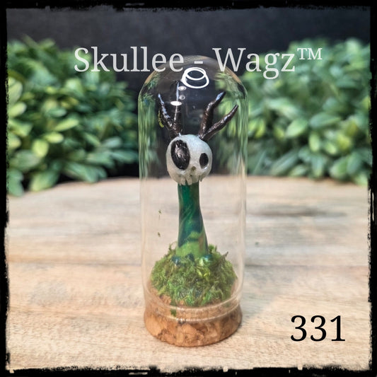 Skullee-Wagz™ #331 ~ Skull Face Glows In Dark
