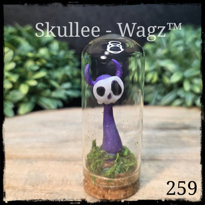 Skullee-Wagz™ #259 ~ Skull Face Glows In Dark
