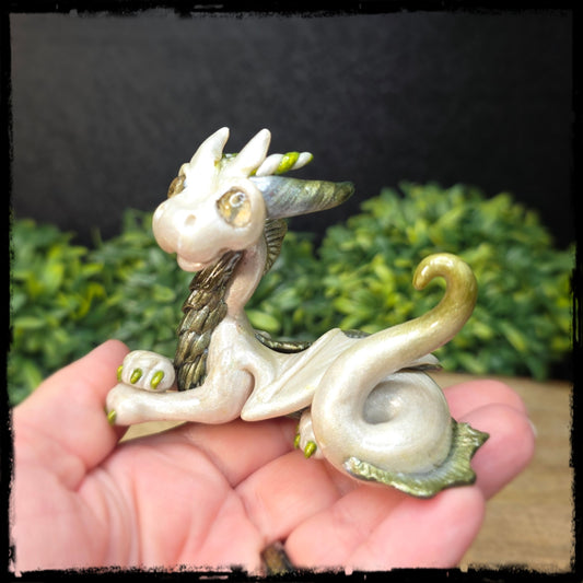 Prakin - Original Hand Sculpted Polymer Clay Dragon