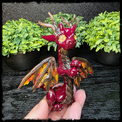 Solveurig - Original Hand Sculpted Polymer Clay Dragon