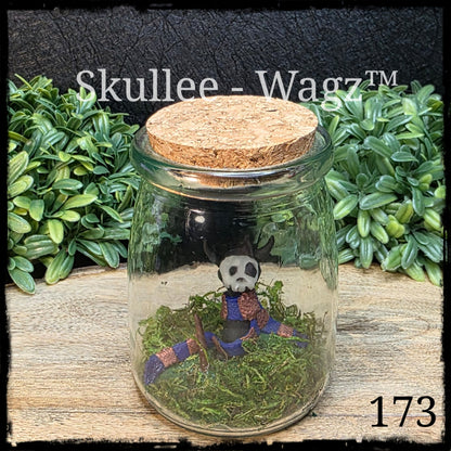 Skullee-Wagz™ #179 ~ Skull Face Glows In Dark