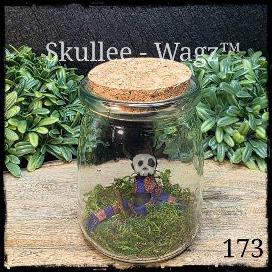 Skullee-Wagz™ #179 ~ Skull Face Glows In Dark