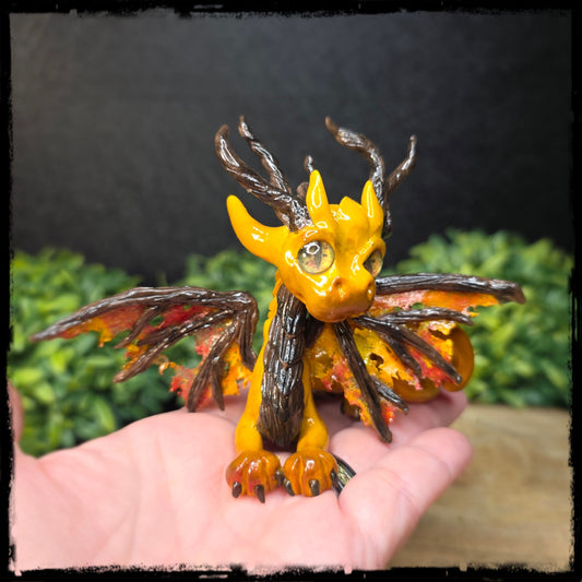 Eunvela - Original Hand Sculpted Polymer Clay Dragon
