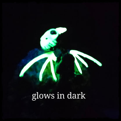 Berollyn - Original Hand Sculpted Dragon in Skull