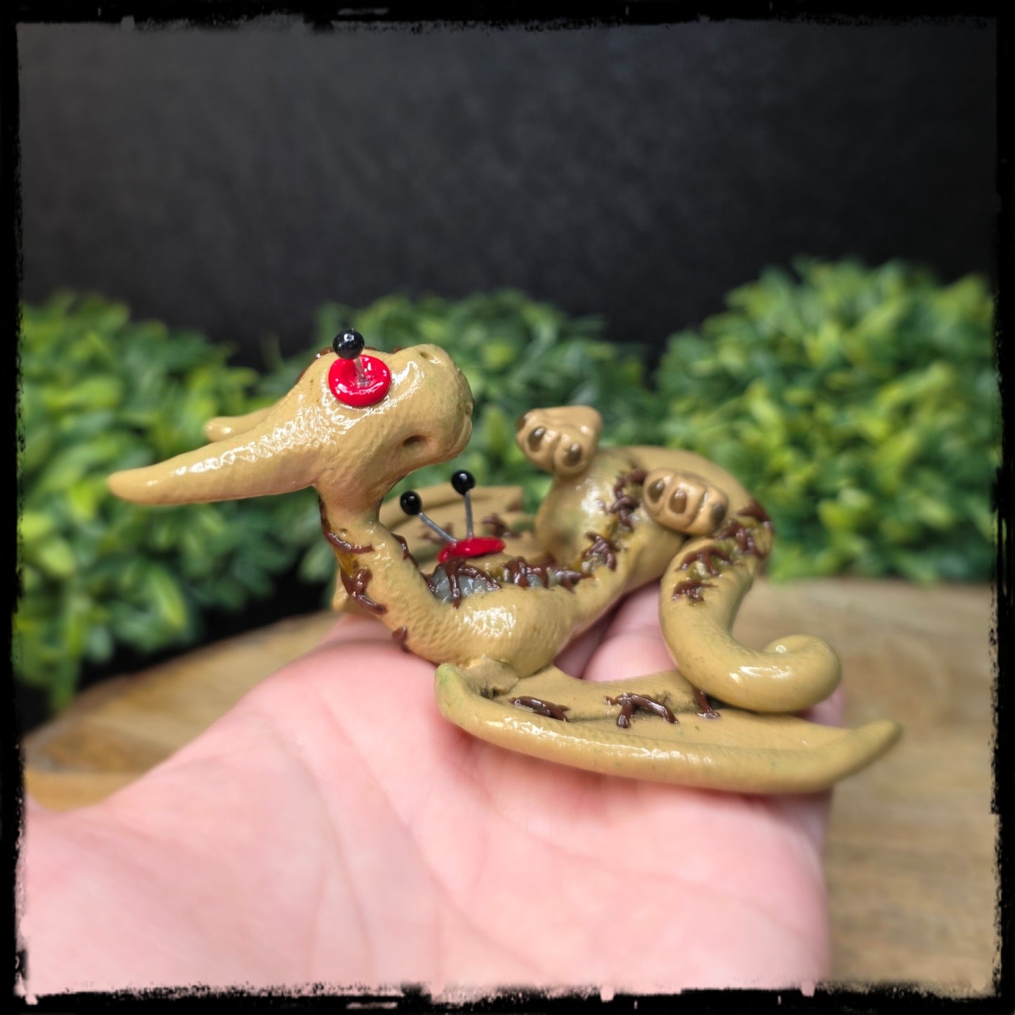 Avirs - Original Hand Sculpted Polymer Clay VooDoo Dragon