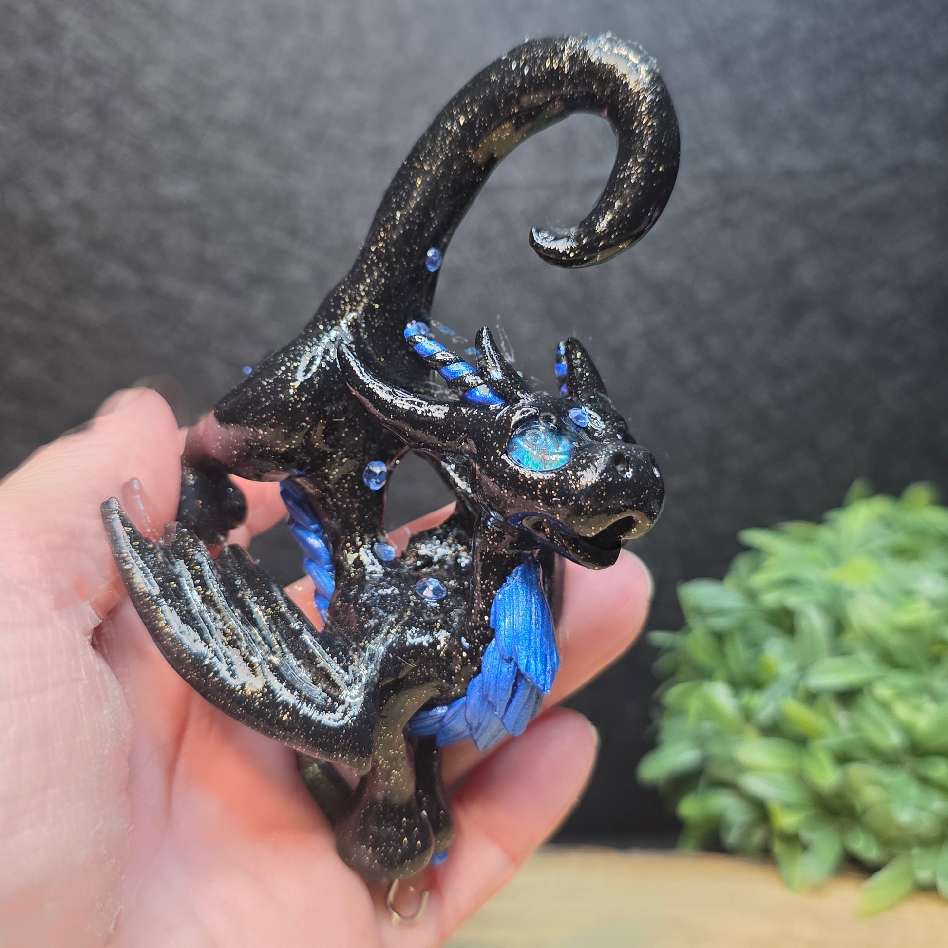 Omirick - Original Hand Sculpted Dragon with Ornament