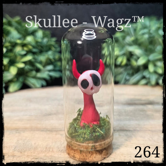 Skullee-Wagz™ #264 ~ Skull Face Glows In Dark