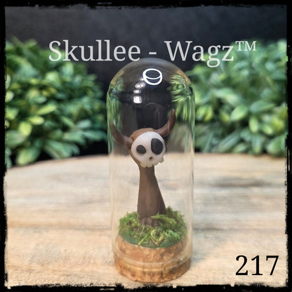 Skullee-Wagz™ #217 ~ Skull Face Glows In Dark