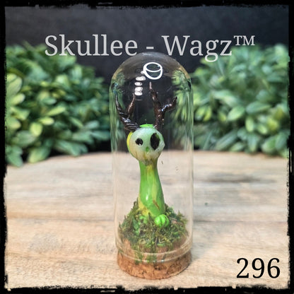 Skullee-Wagz™ #296 ~ Skull Face Glows In Dark