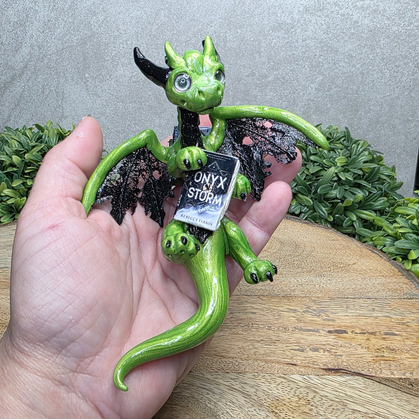 Ardwin - Original Hand Sculpted Book Dragon
