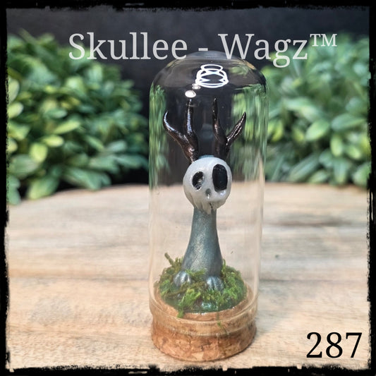 Skullee-Wagz™ #287 ~ Skull Face Glows In Dark