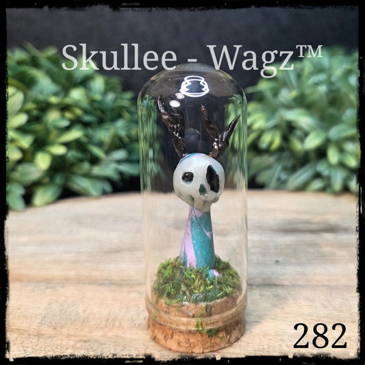 Skullee-Wagz™ #282 ~ Skull Face Glows In Dark
