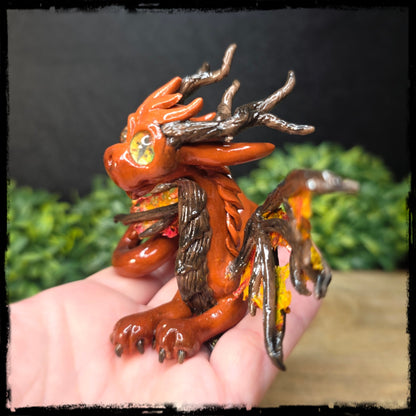 Norri - Original Hand Sculpted Polymer Clay Dragon