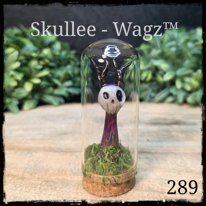 Skullee-Wagz™ #289 ~ Skull Face Glows In Dark