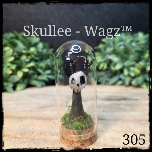 Skullee-Wagz™ #305 ~ Skull Face Glows In Dark