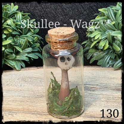 Skullee-Wagz™ #130 ~ Skull Face Glows In Dark