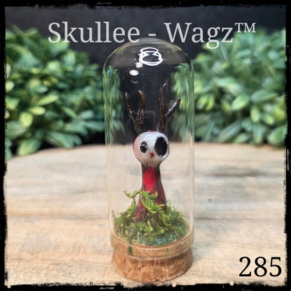 Skullee-Wagz™ #285 ~ Skull Face Glows In Dark