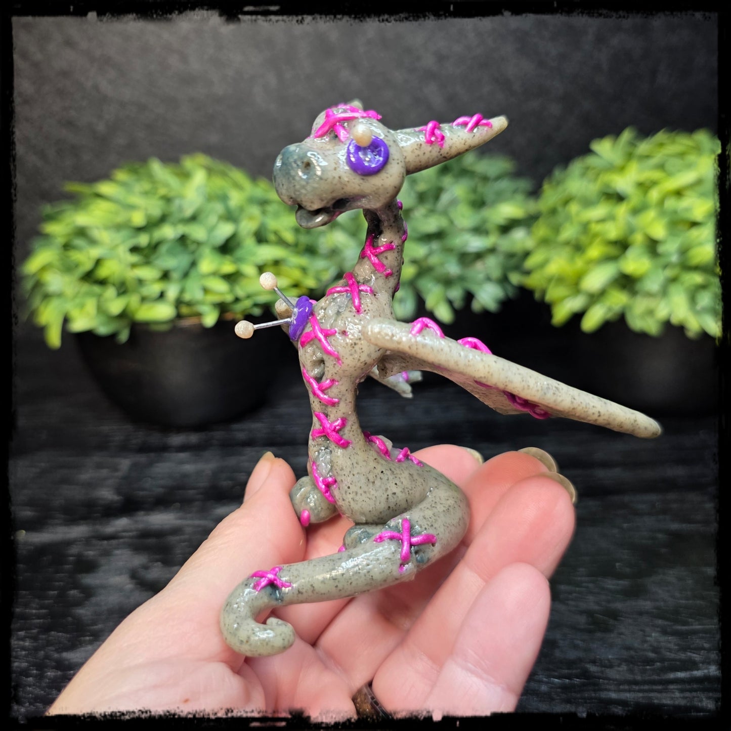 Andela - Original Hand Sculpted Polymer Clay VooDoo Dragon