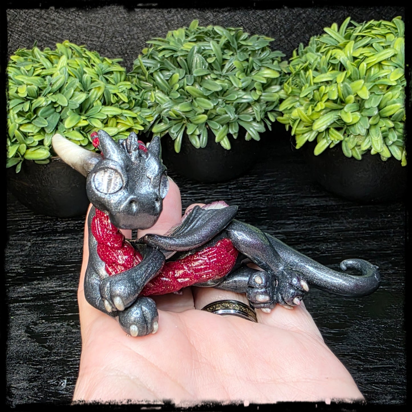 Crevon - Original Hand Sculpted Polymer Clay Dragon