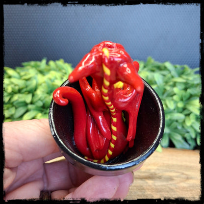 Adson - Original Hand Sculpted Dragon in Pot