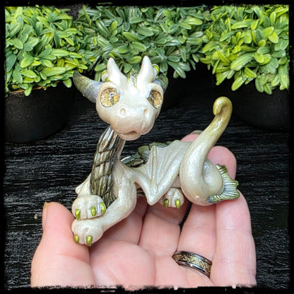 Prakin - Original Hand Sculpted Polymer Clay Dragon