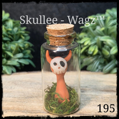 Skullee-Wagz™ #195 ~ Skull Face Glows In Dark