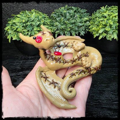 Avirs - Original Hand Sculpted Polymer Clay VooDoo Dragon