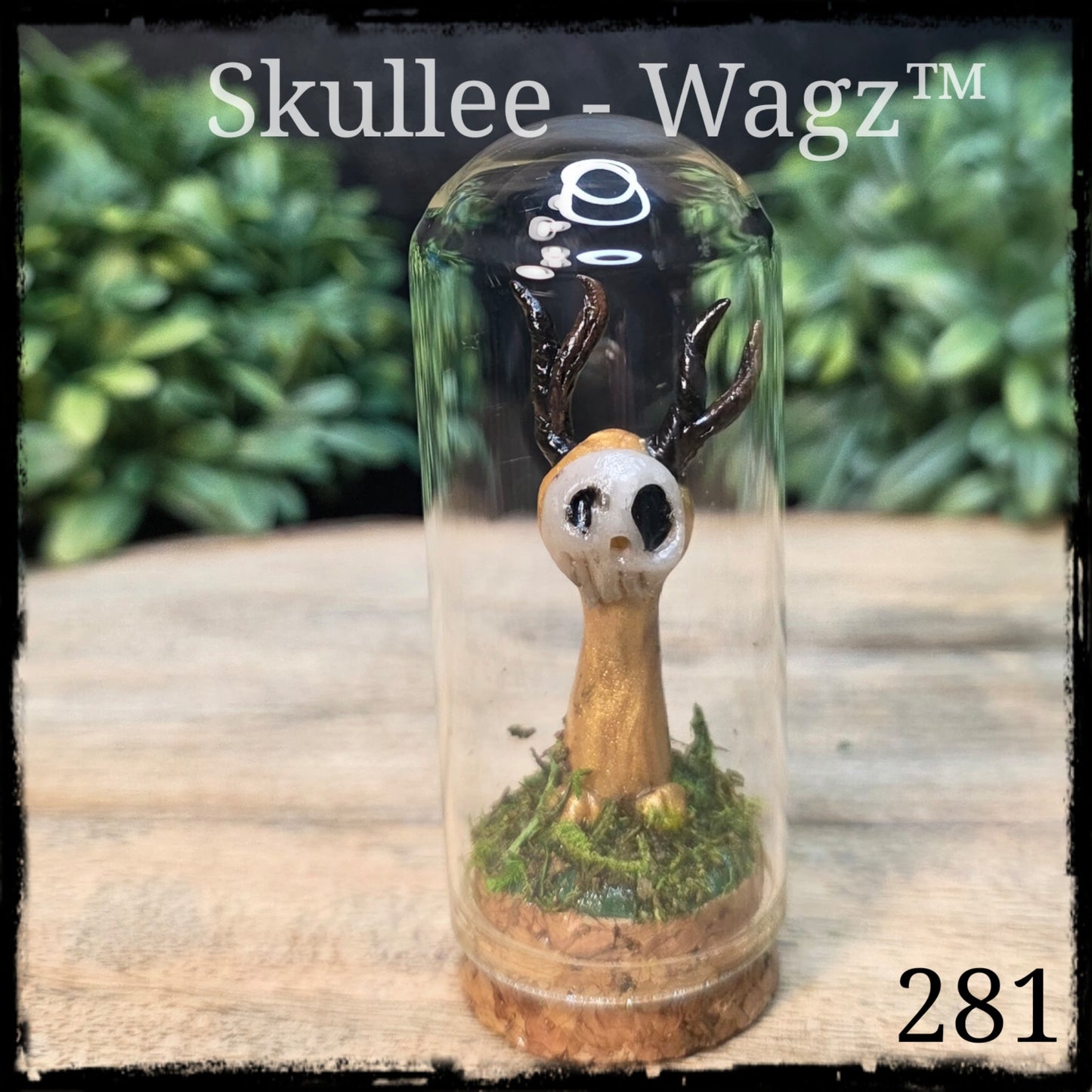 Skullee-Wagz™ #281 ~ Skull Face Glows In Dark