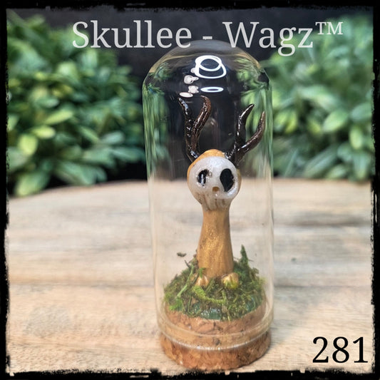 Skullee-Wagz™ #281 ~ Skull Face Glows In Dark