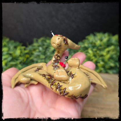 Avirs - Original Hand Sculpted Polymer Clay VooDoo Dragon