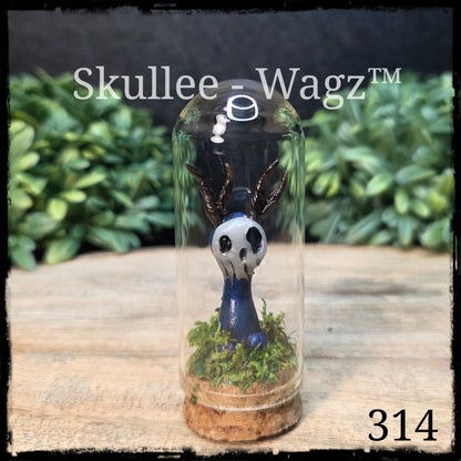 Skullee-Wagz™ #314 ~ Skull Face Glows In Dark