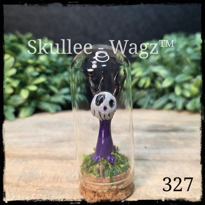 Skullee-Wagz™ #327 ~ Skull Face Glows In Dark