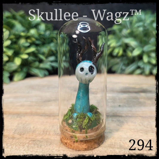 Skullee-Wagz™ #294 ~ Skull Face Glows In Dark