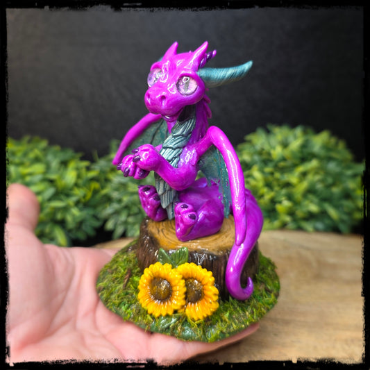 Xaine  - Original Hand Sculpted Dragon