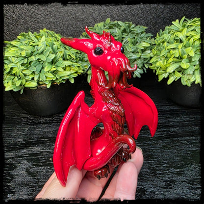 Crius - Original Hand Sculpted Polymer Clay Cthulhu Dragon