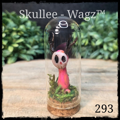 Skullee-Wagz™ #293 ~ Skull Face Glows In Dark