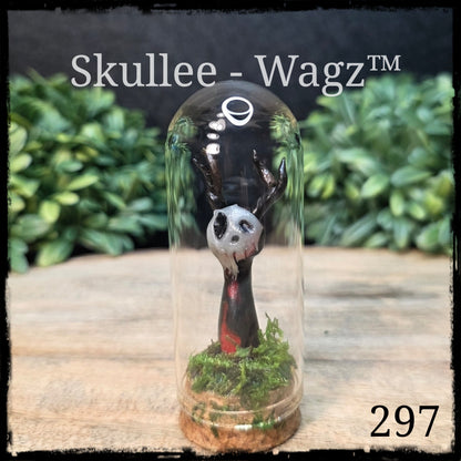 Skullee-Wagz™ #297 ~ Skull Face Glows In Dark