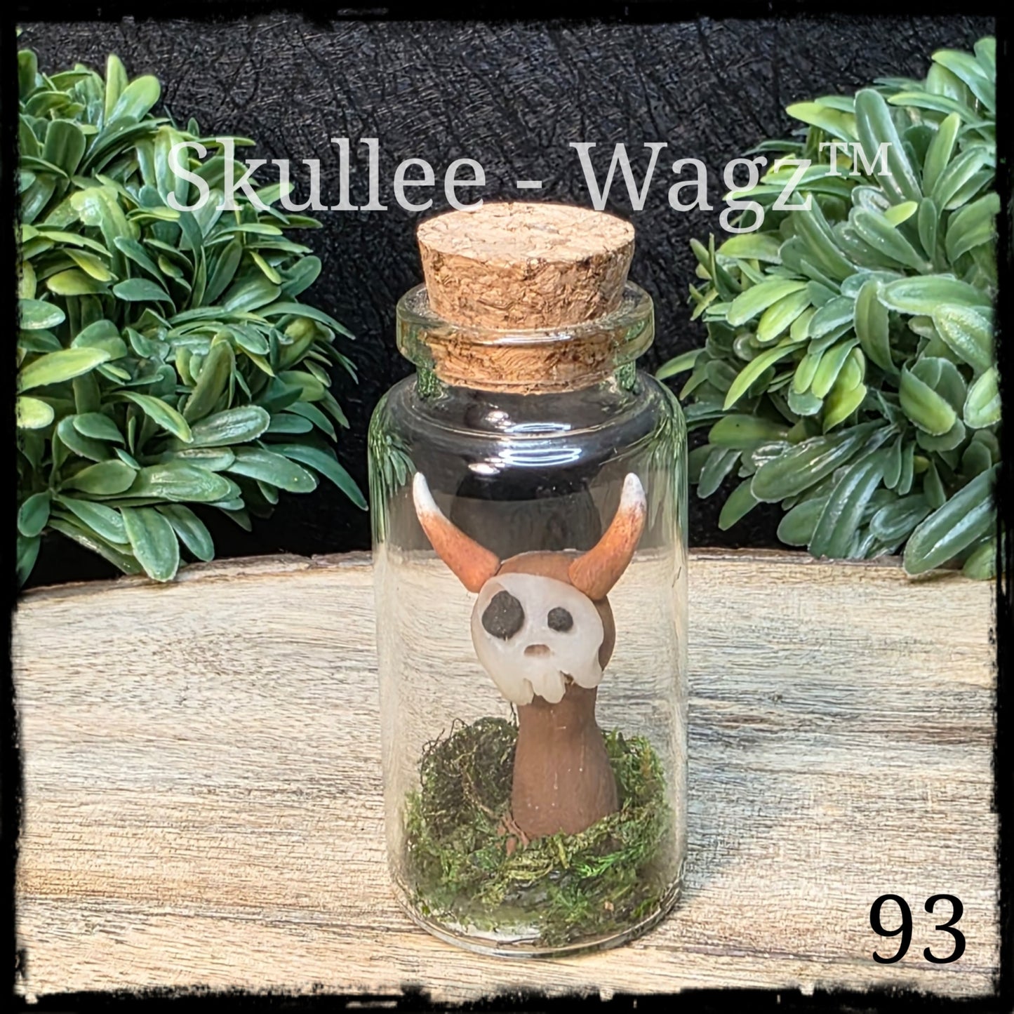 Skullee-Wagz™ #93 ~ Skull Face Glows In Dark