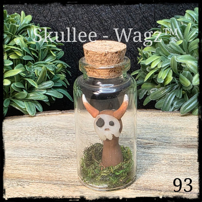 Skullee-Wagz™ #93 ~ Skull Face Glows In Dark