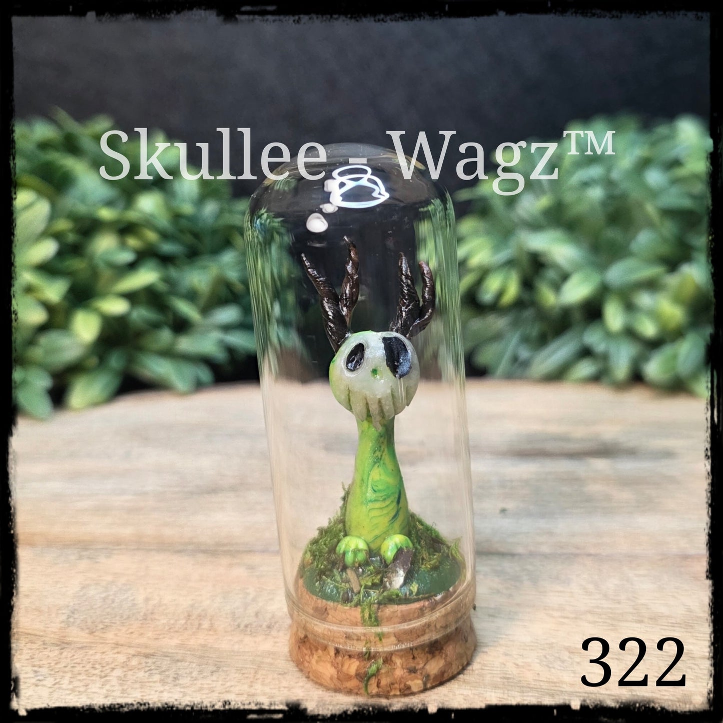 Skullee-Wagz™ #322 ~ Skull Face Glows In Dark