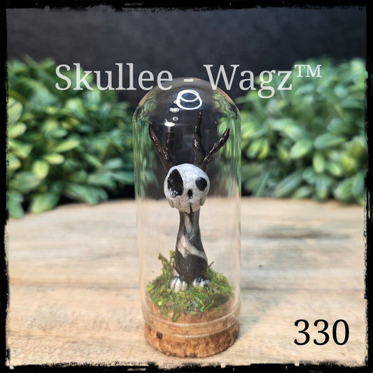Skullee-Wagz™ #330 ~ Skull Face Glows In Dark